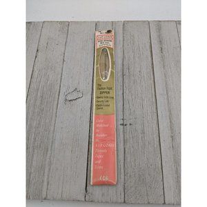 Vintage J&P Coats Neck Opening Metal Zipper 16" Camel 309-A (Tan)